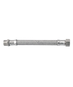 ATTACCO FLESSIBILE FLEX NORMALE - 3/8M-3/8F DA 40 CM.